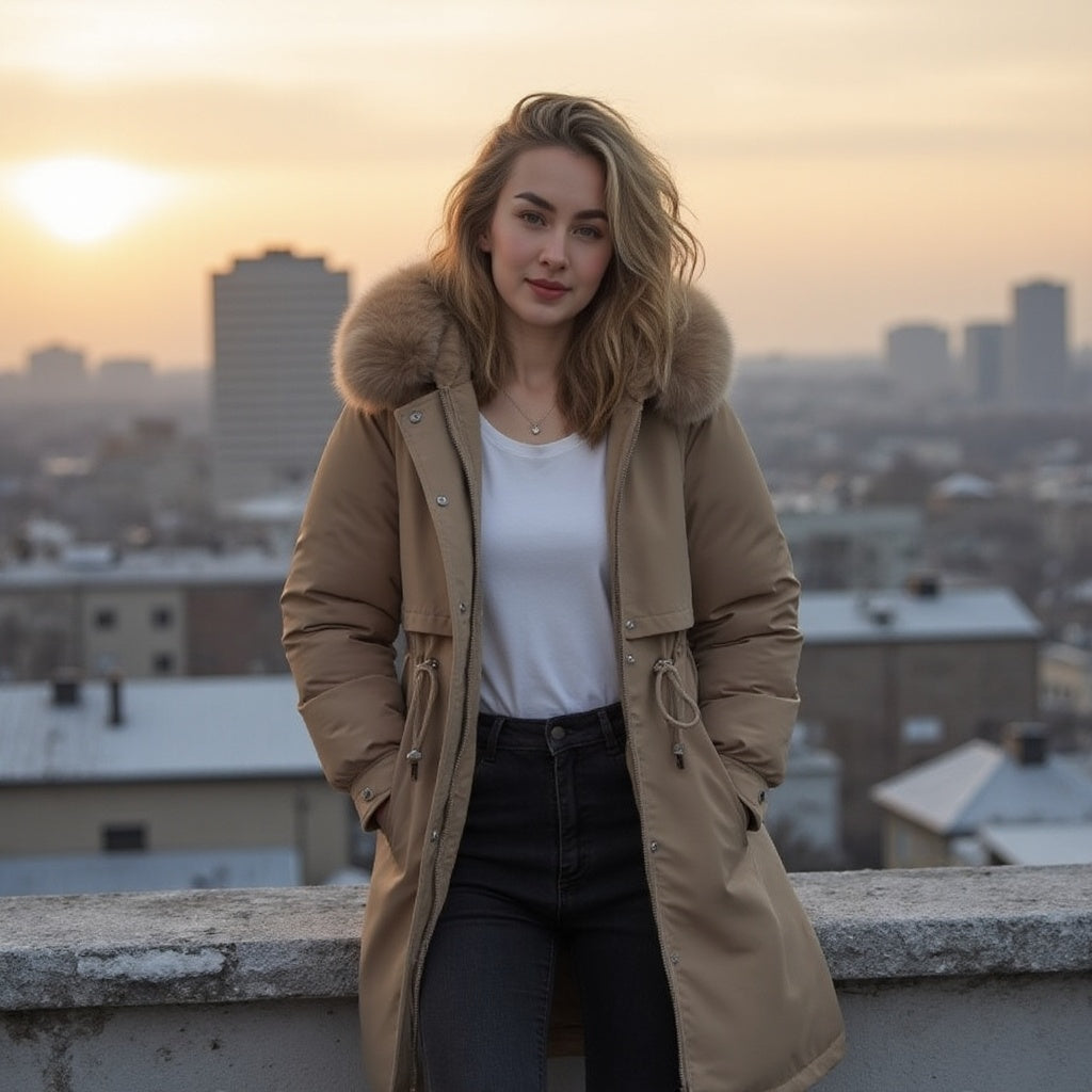 Eleonore | Fur-lined winter jacket 
